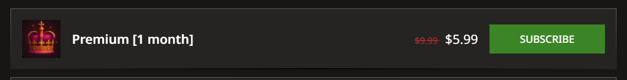 Premium Discount Teaser